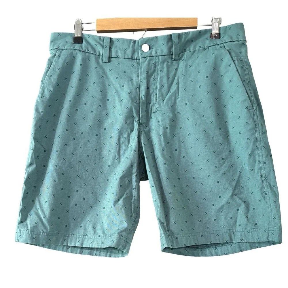 Lululemon The Works Chino Green Cross Print 9